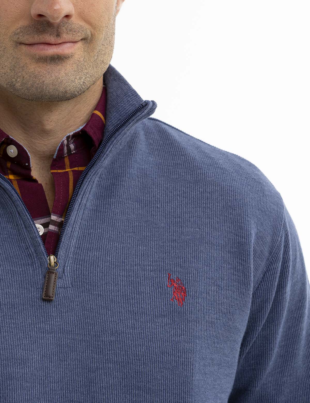 1/4 ZIP FLATBACK PULLOVER - Image 3