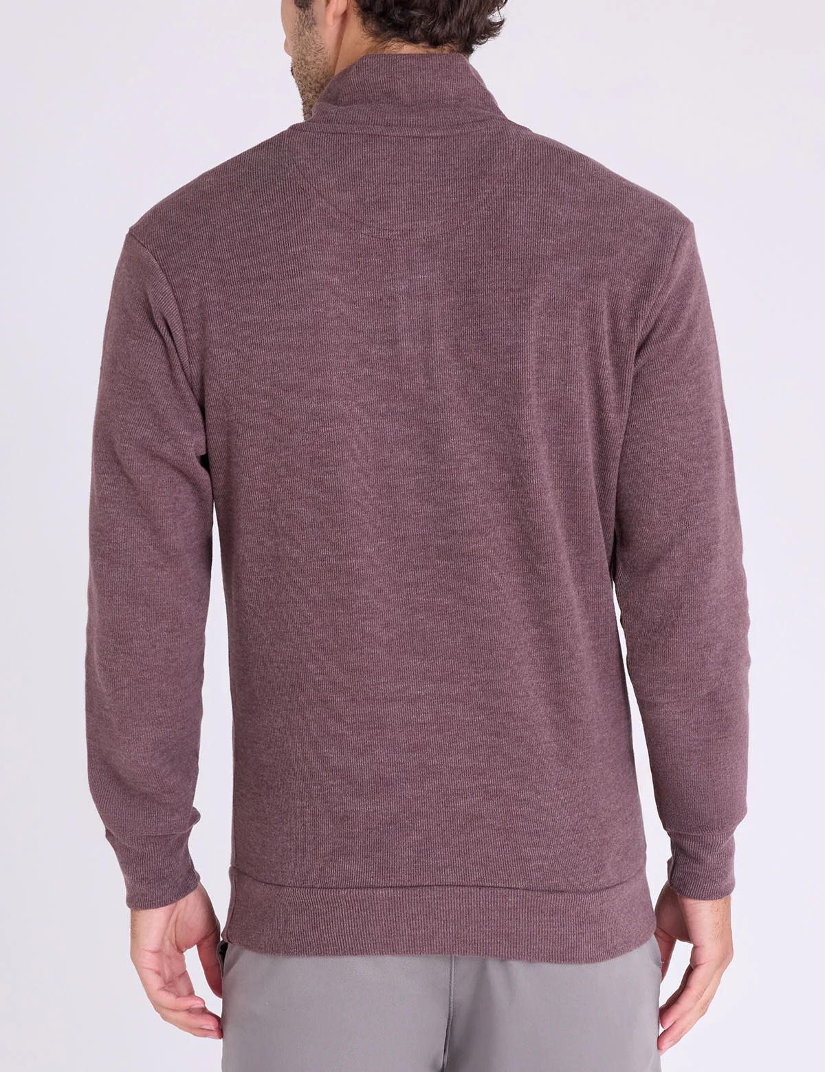 1/4 ZIP MOCK NECK FLATBACK PULLOVER - Image 3