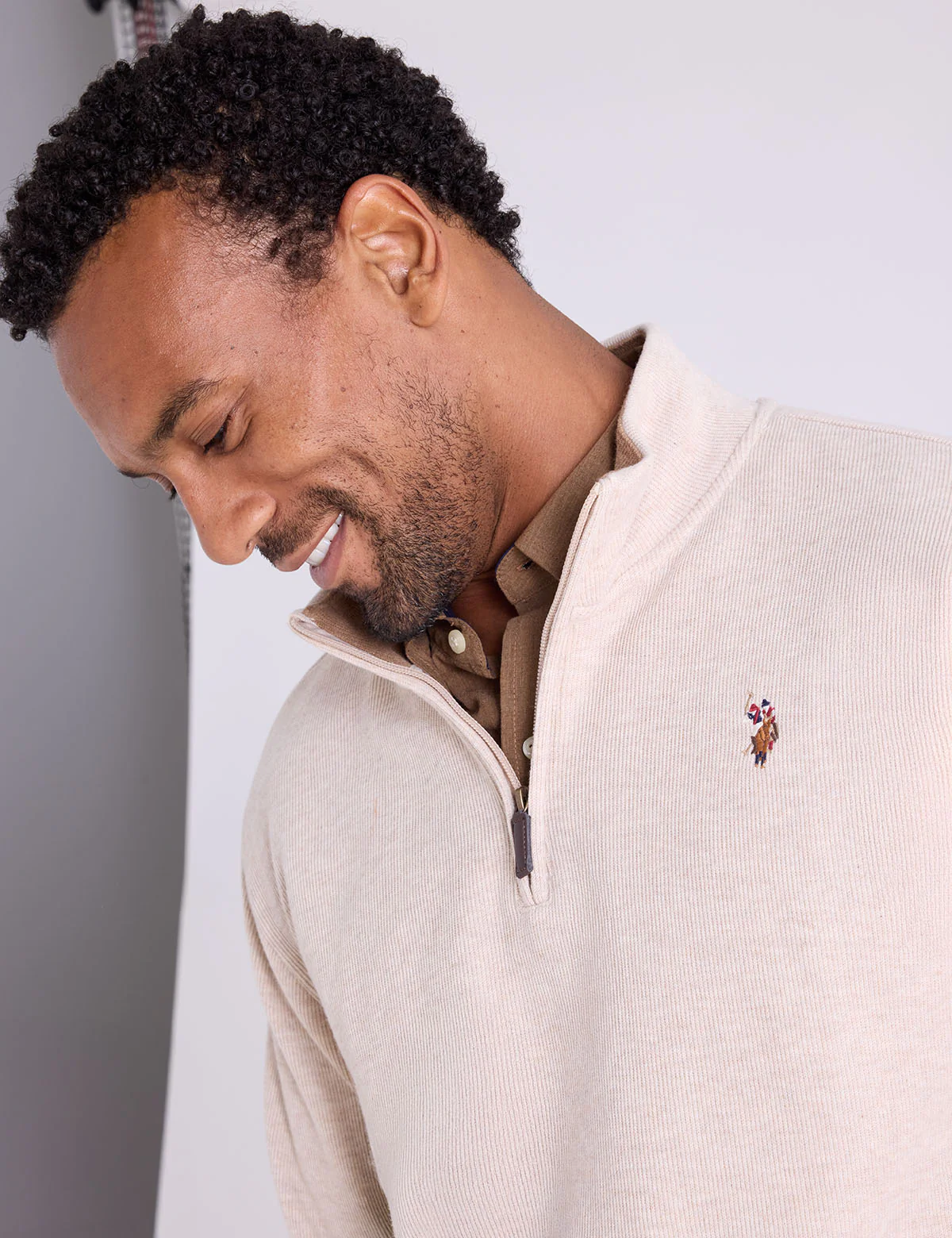 1/4 ZIP MOCK NECK FLATBACK PULLOVER - Image 7
