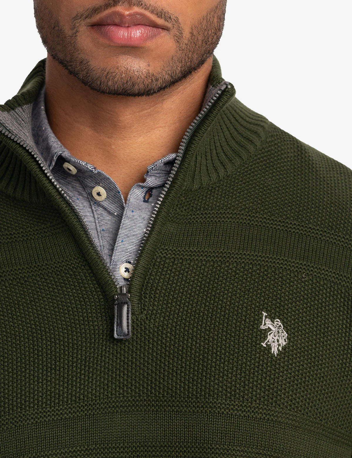 1/4 ZIP TEXTURED SWEATER - Image 16