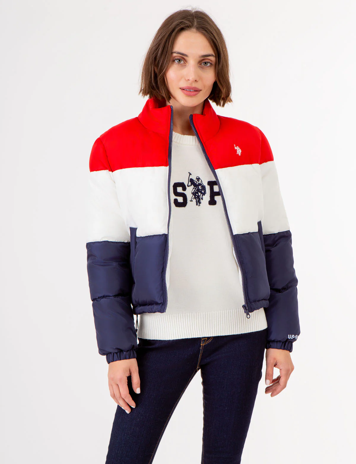 CROPPED COLORBLOCK PUFFER JACKET - Image 8