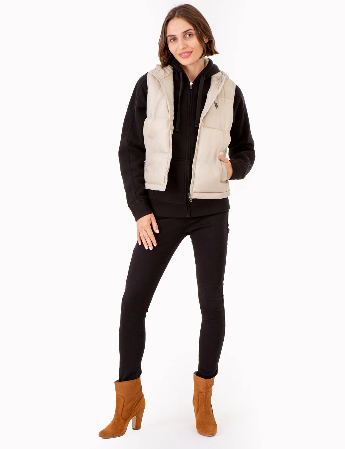 HOODED CROPPED VEST - Image 2