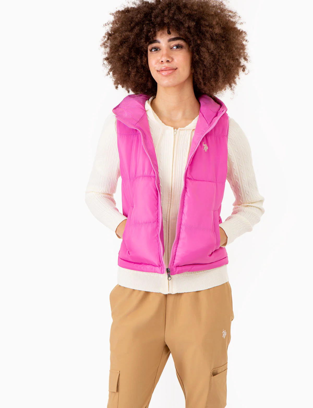 HOODED CROPPED VEST - Image 5
