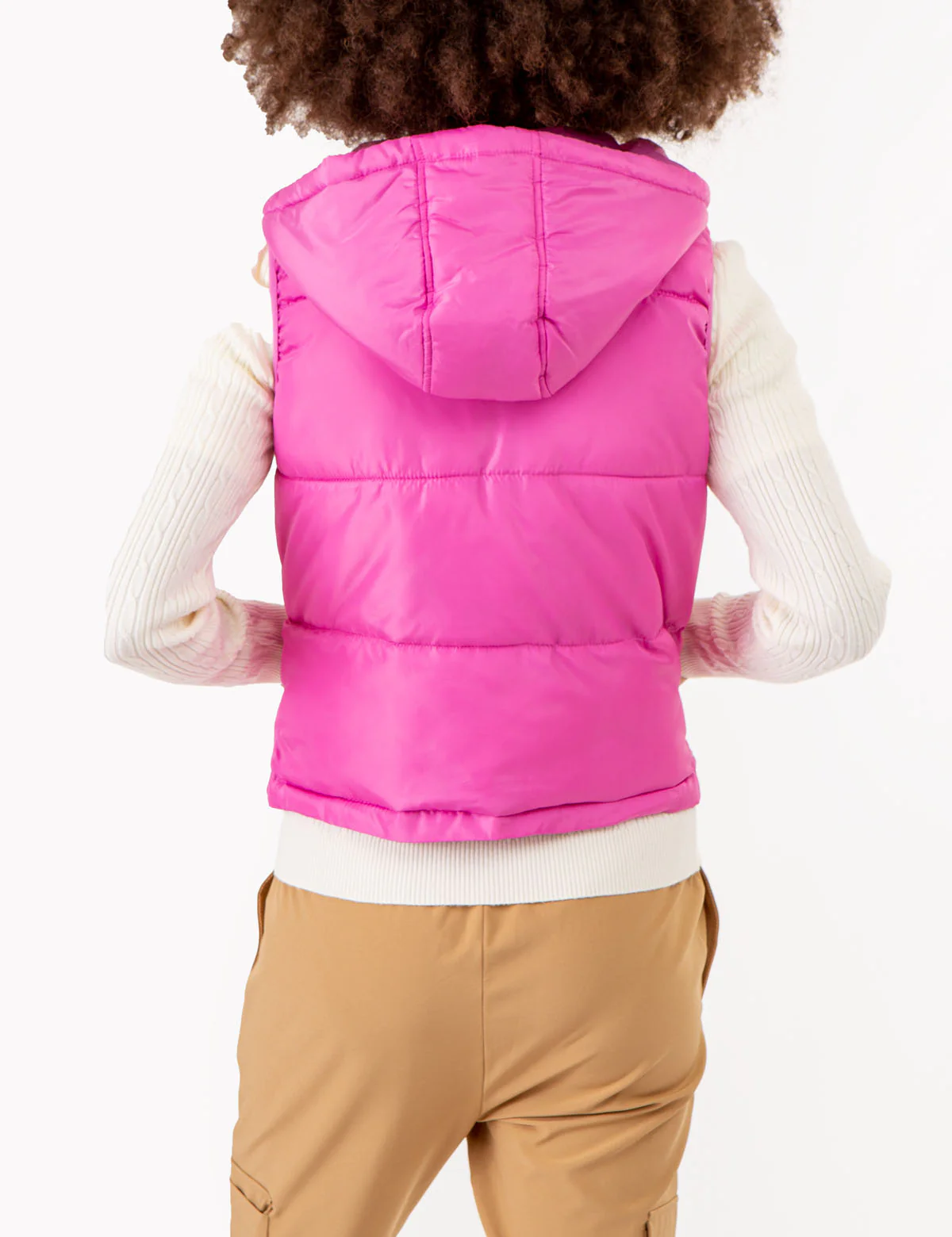 HOODED CROPPED VEST - Image 7
