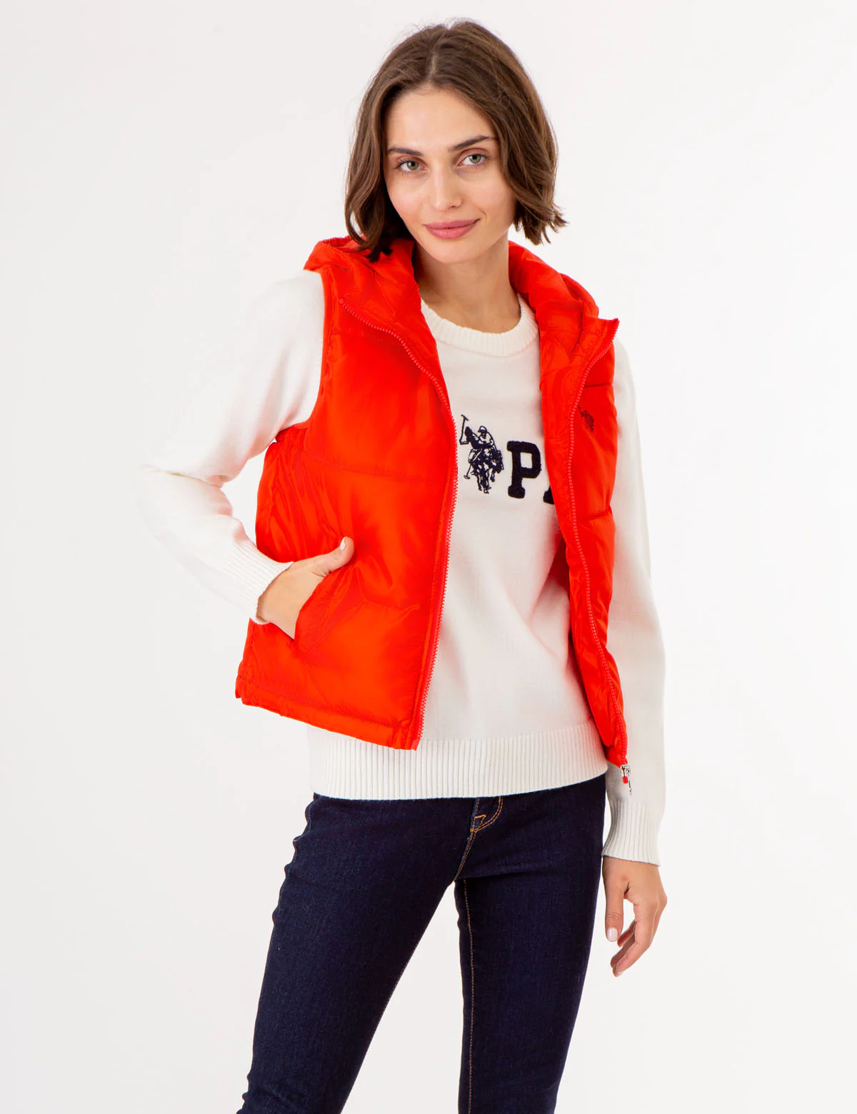HOODED CROPPED VEST - Image 8