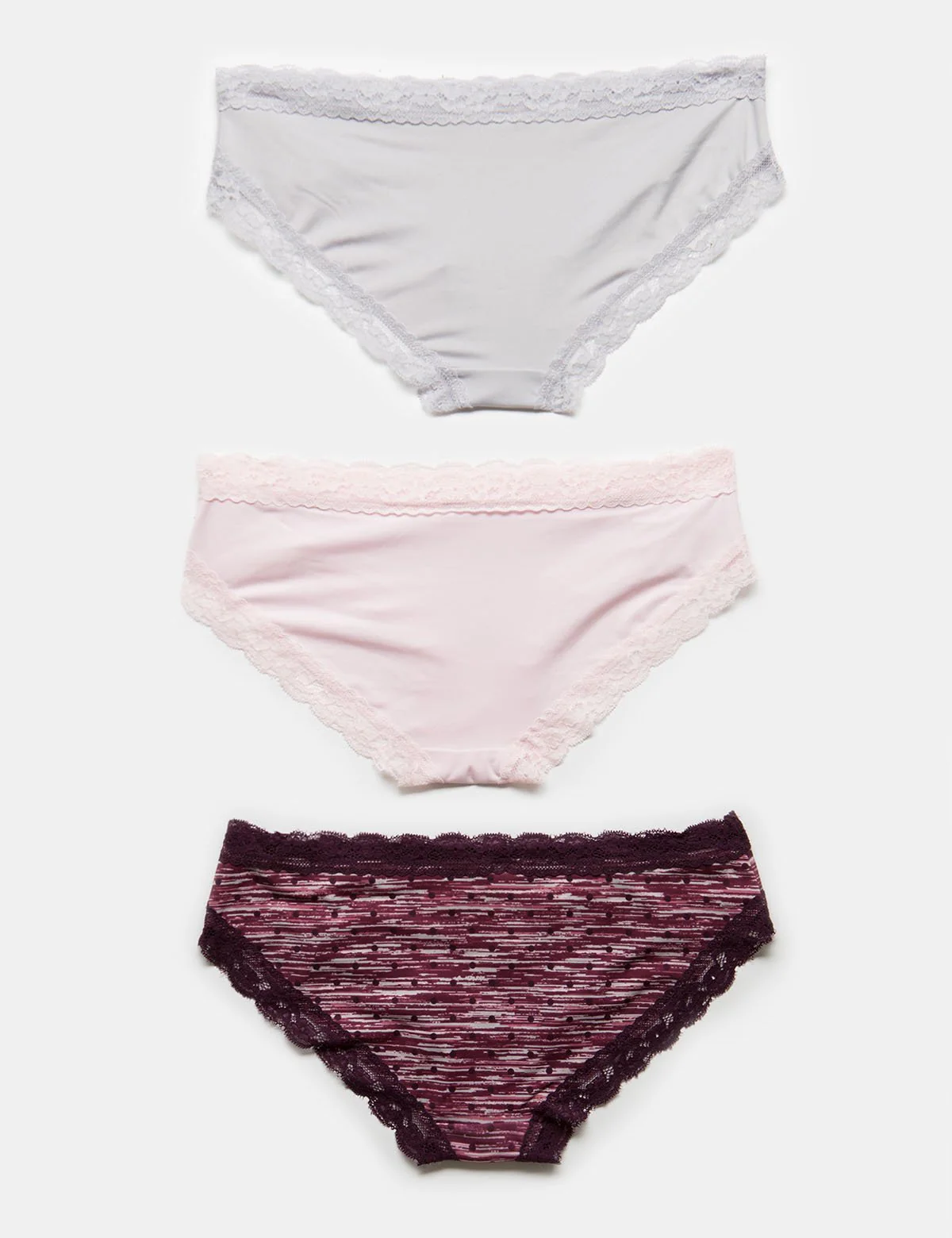 3 Pack Micro Lace Hipsters - Image 2