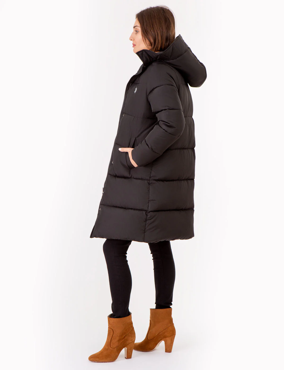 MAXI SNORKEL HOODED PUFFER JACKET - Image 2