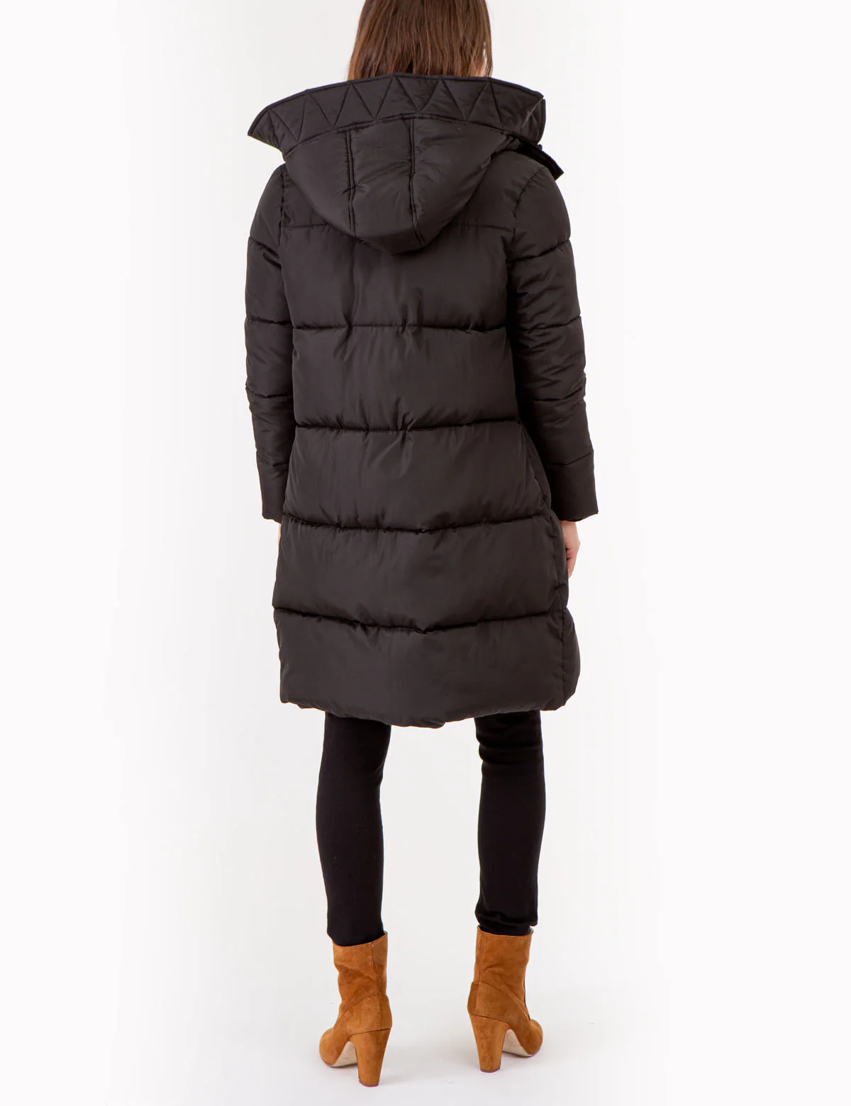 MAXI SNORKEL HOODED PUFFER JACKET - Image 3