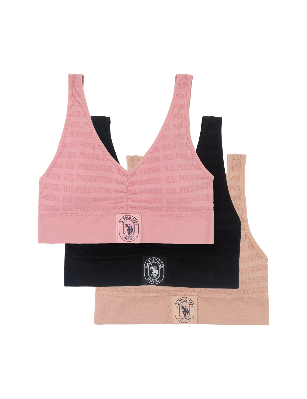 3PK JACQUARD LOGO SEAMLESS BRAS - Image 2