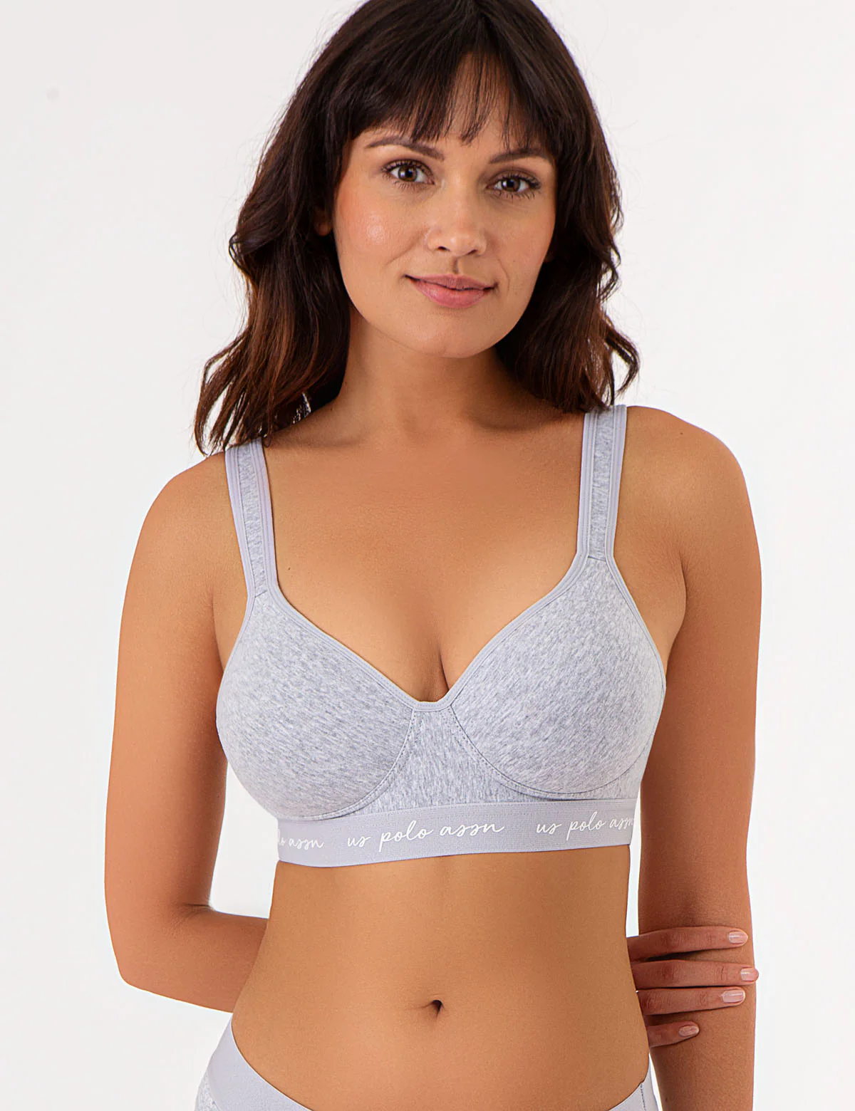 3PK MOLDED CUP CLOSED BACK BRAS WITH ADJUSTABLE STRAPS - Image 3