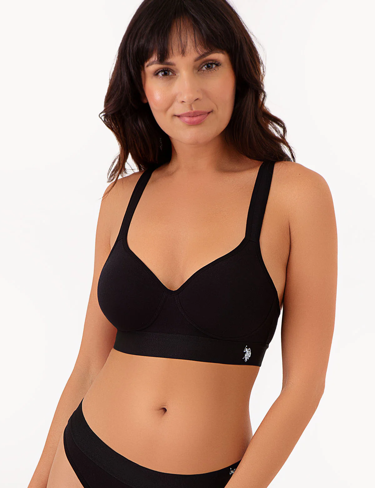 3PK MOLDED CUP RACER BACK BRAS WITH ADJUSTABLE STRAPS - Image 3