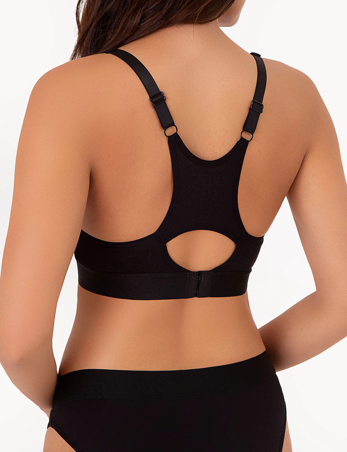 3PK MOLDED CUP RACER BACK BRAS WITH ADJUSTABLE STRAPS - Image 4