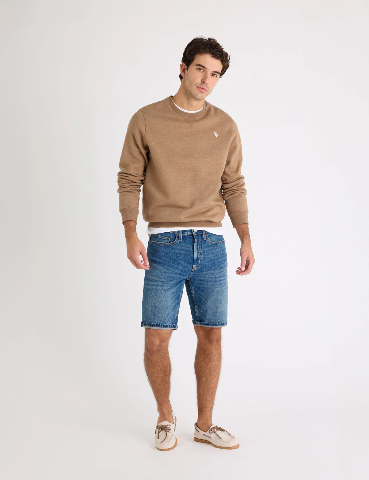 5 POCKET 9" CUFFED DENIM SHORTS - Image 2