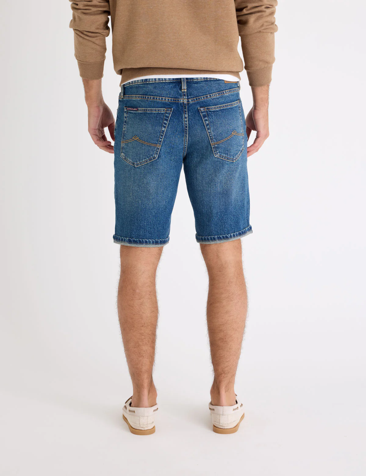 5 POCKET 9" CUFFED DENIM SHORTS - Image 3