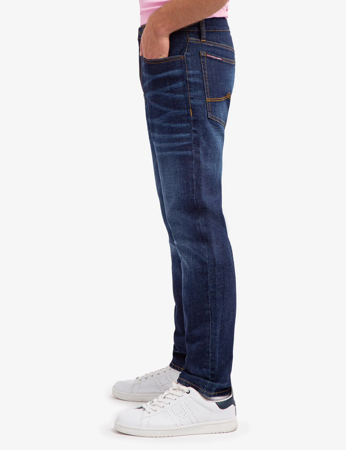 5 POCKET ATHLETIC FIT JEANS - Image 3