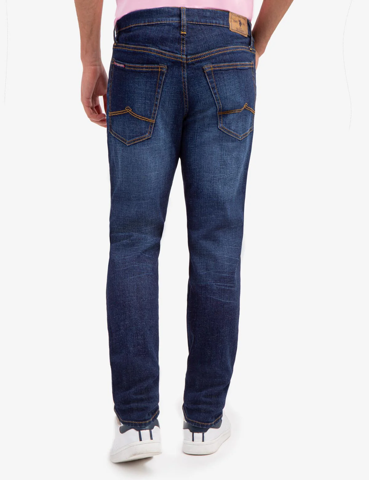 5 POCKET ATHLETIC FIT JEANS - Image 4