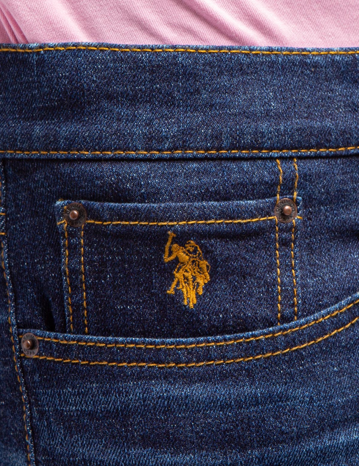 5 POCKET ATHLETIC FIT JEANS - Image 5
