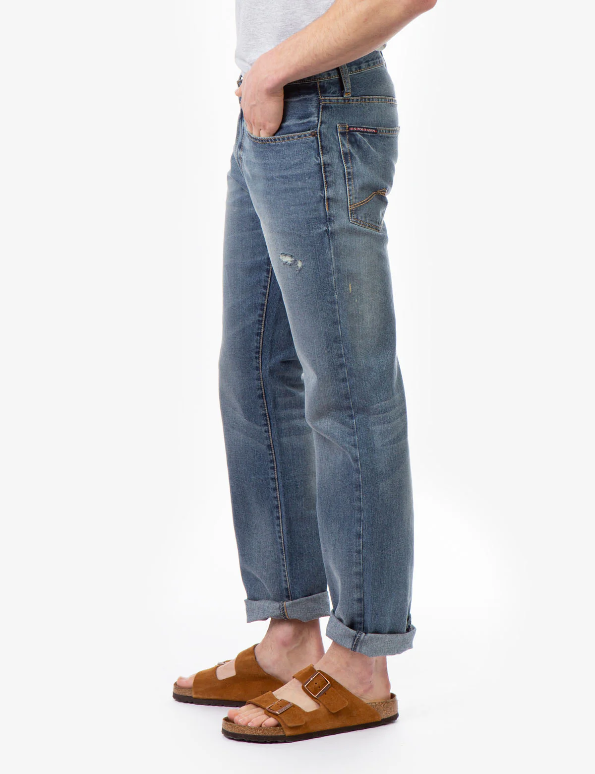 5 POCKET RIGID STRAIGHT FIT JEANS - Image 3