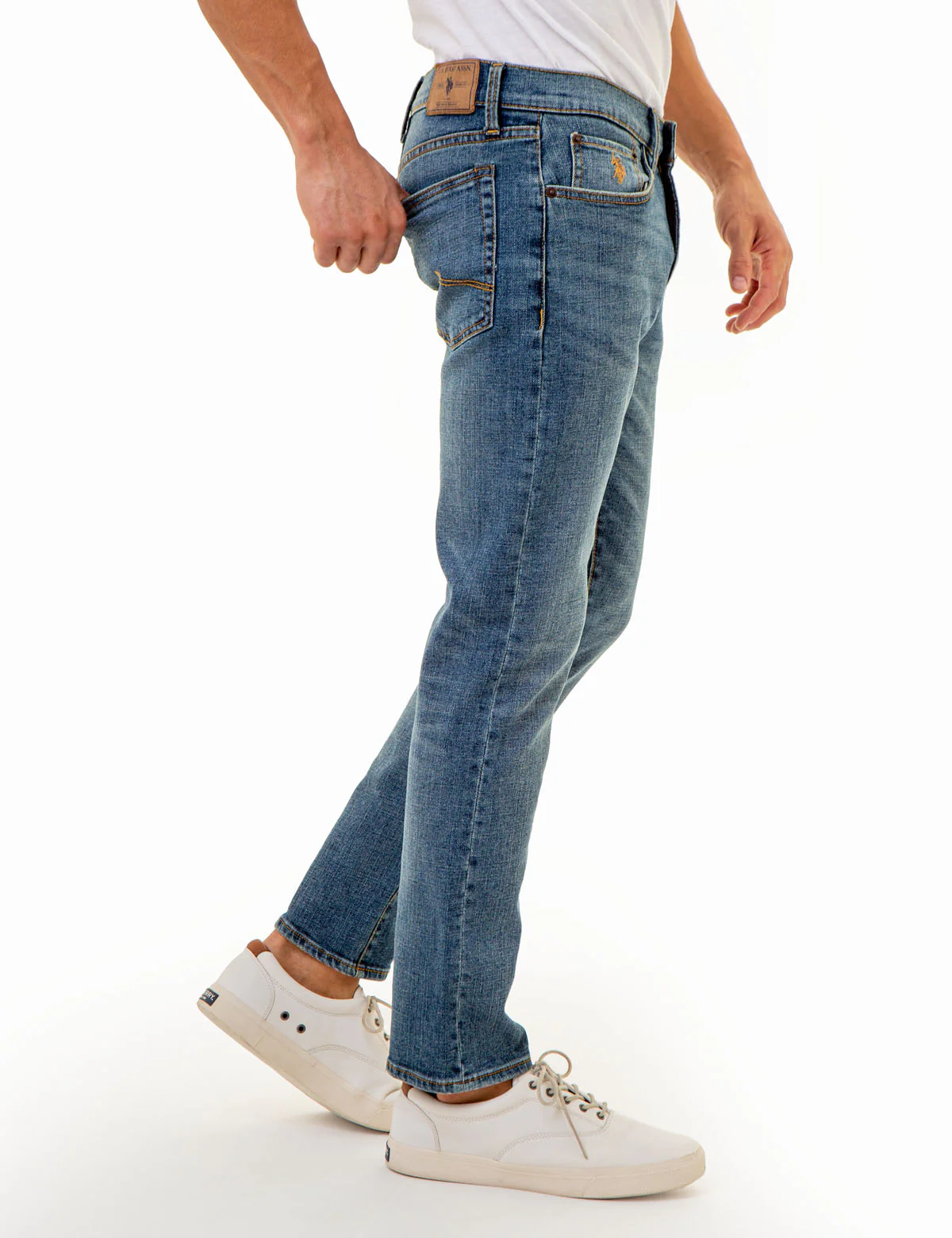5 POCKET SLIM STRAIGHT FIT JEANS - Image 2