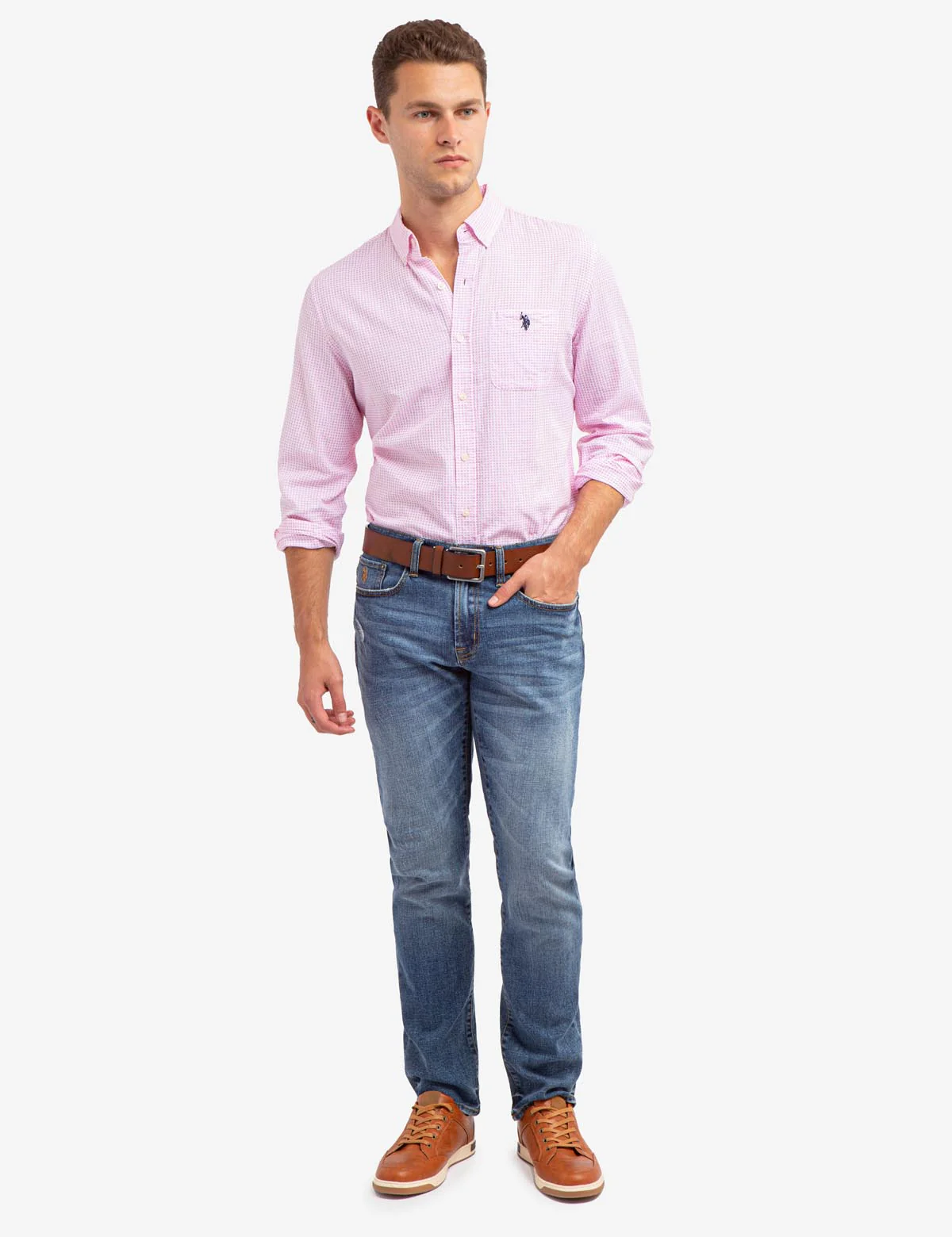 5 POCKET SLIM STRAIGHT FIT JEANS - Image 2