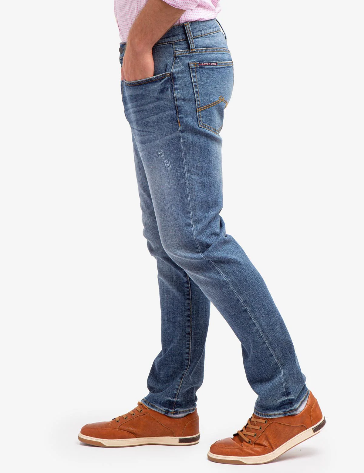 5 POCKET SLIM STRAIGHT FIT JEANS - Image 3