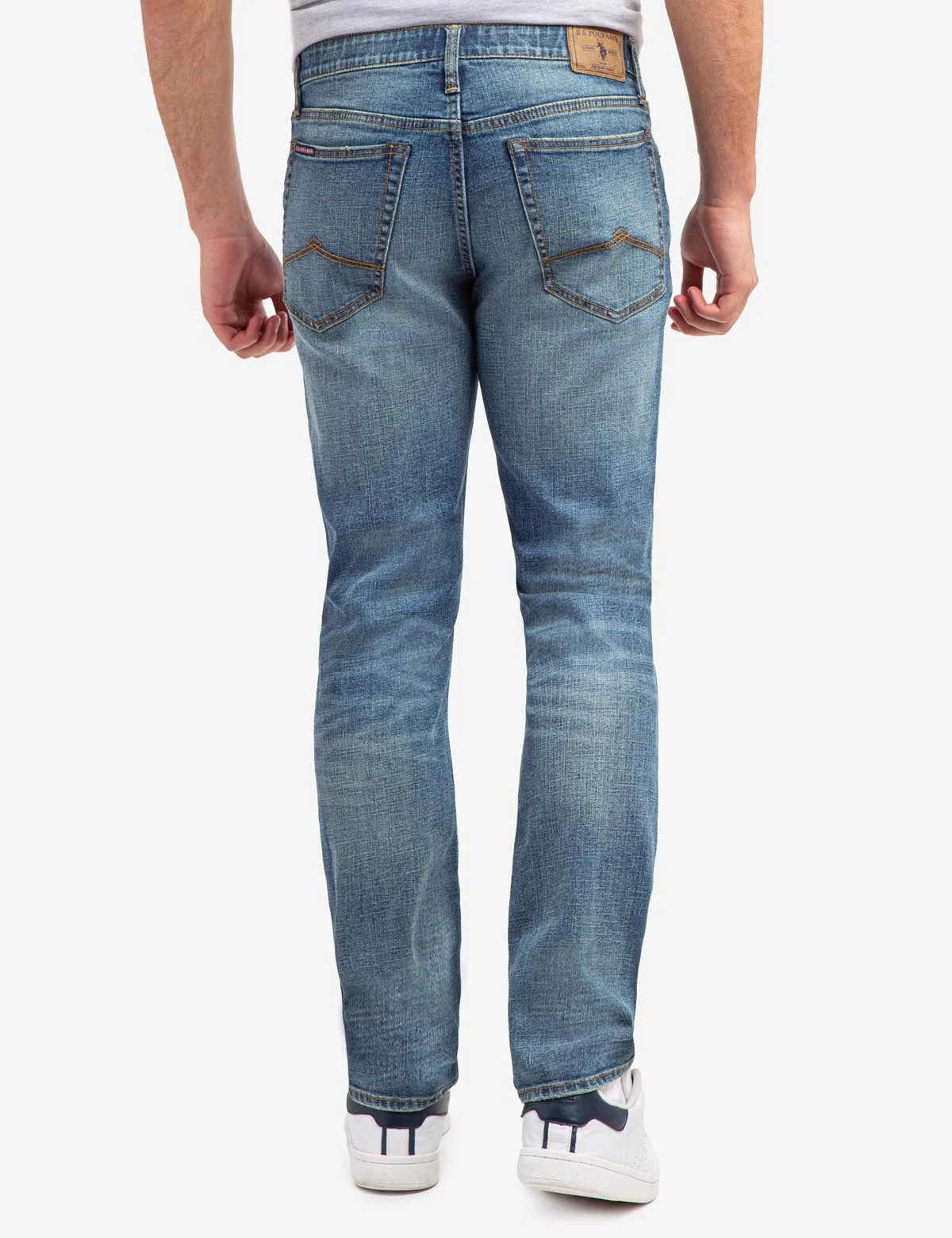 5 POCKET SLIM STRAIGHT FIT JEANS WITH SOFT ELASTIC - Image 4