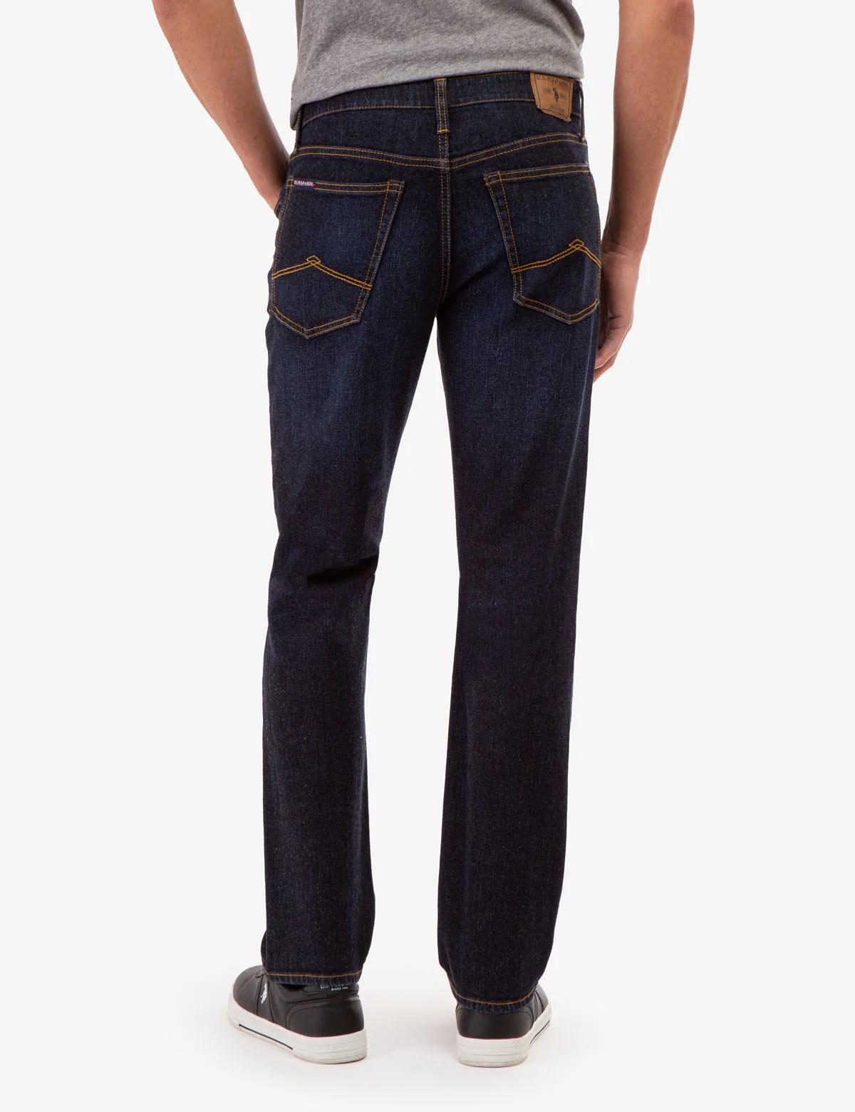 5 POCKET SLIM STRAIGHT FIT JEANS WITH SOFT ELASTIC - Image 3