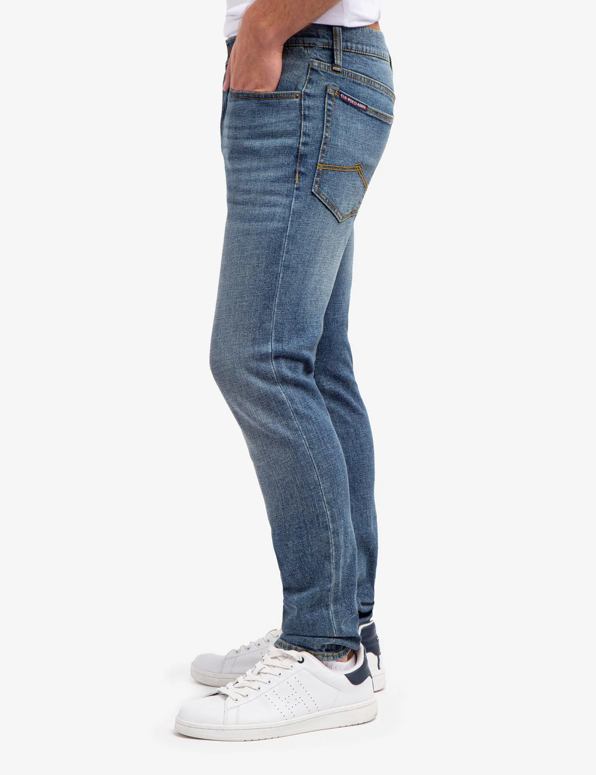 5 POCKET STRETCH SKINNY FIT JEANS - Image 3