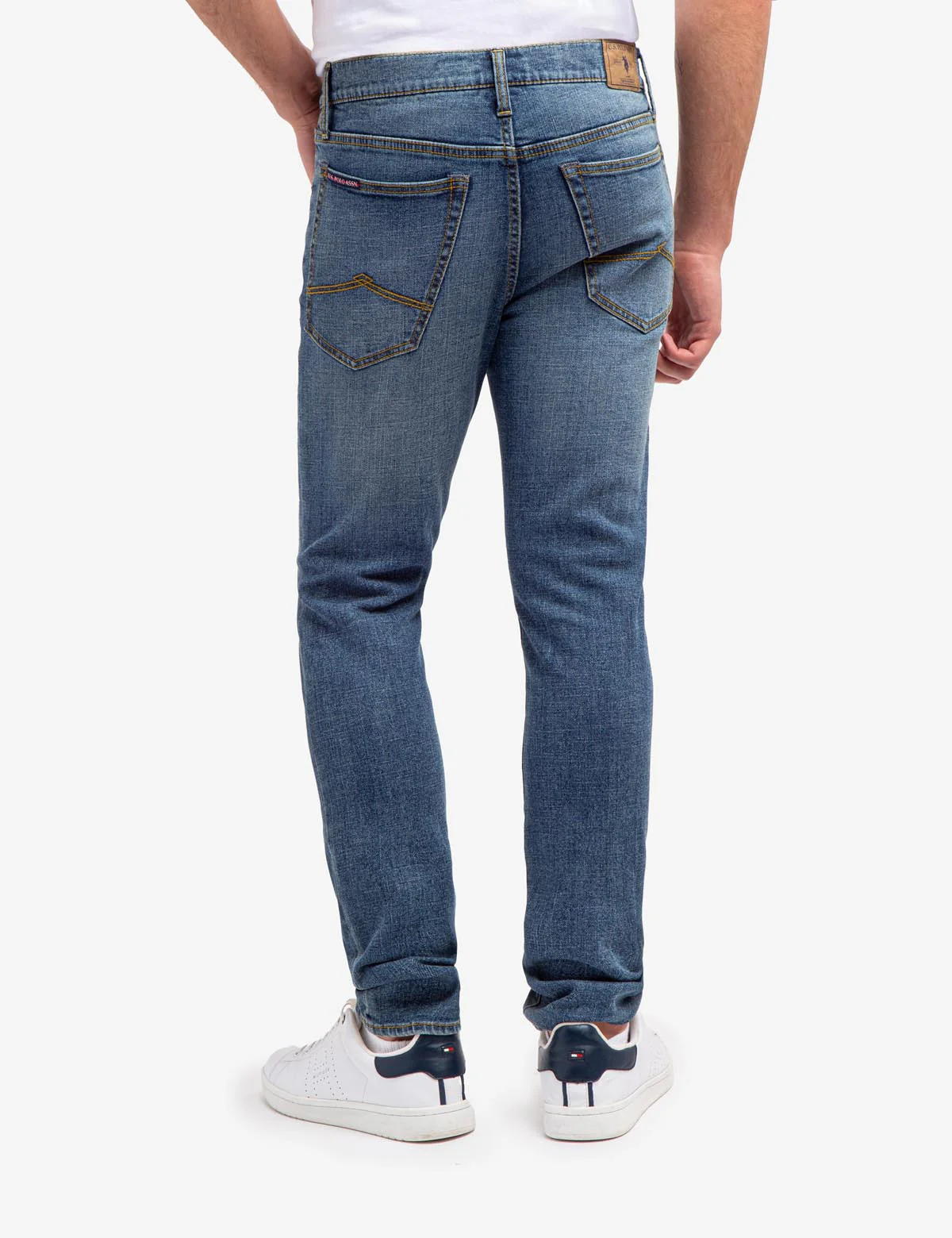 5 POCKET STRETCH SKINNY FIT JEANS - Image 4