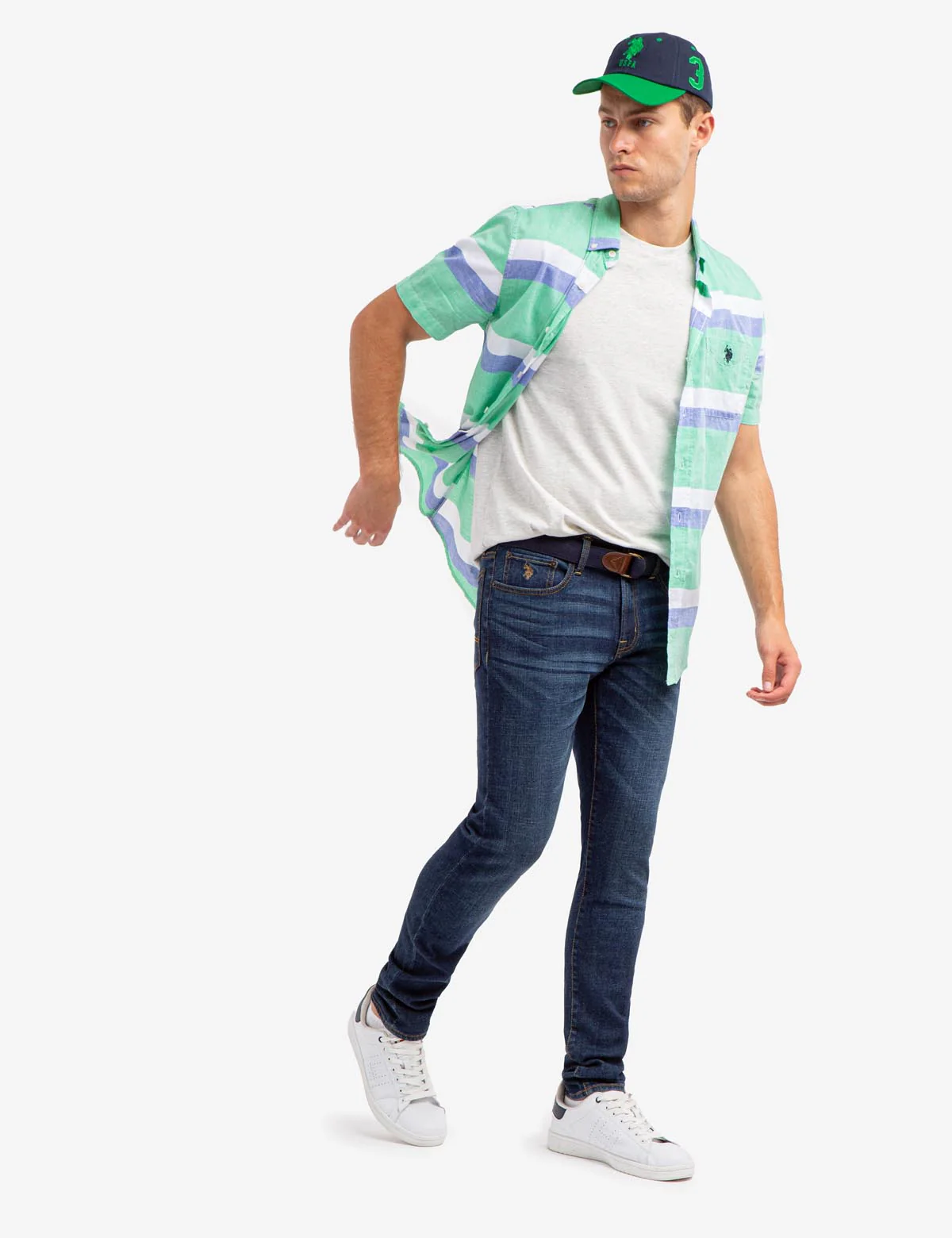 5 POCKET STRETCH SKINNY FIT JEANS - Image 2