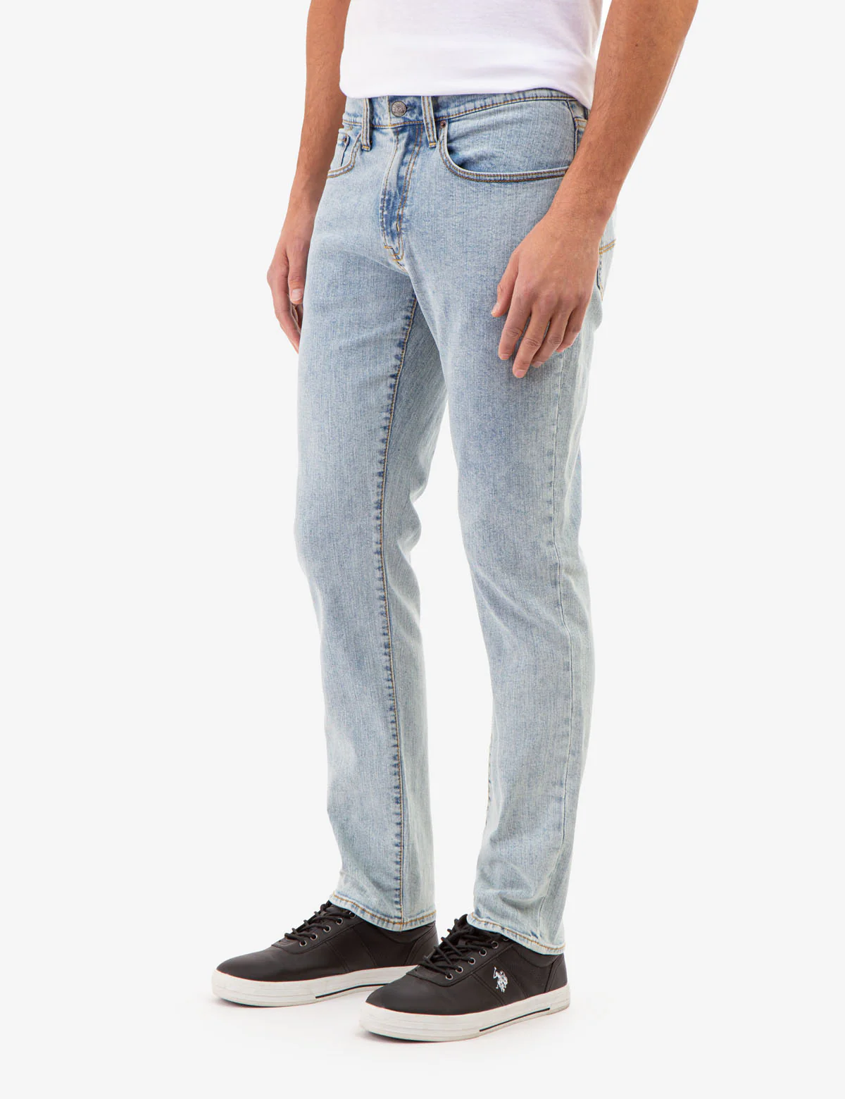 5 POCKET STRETCH SLIM FIT JEANS - Image 2
