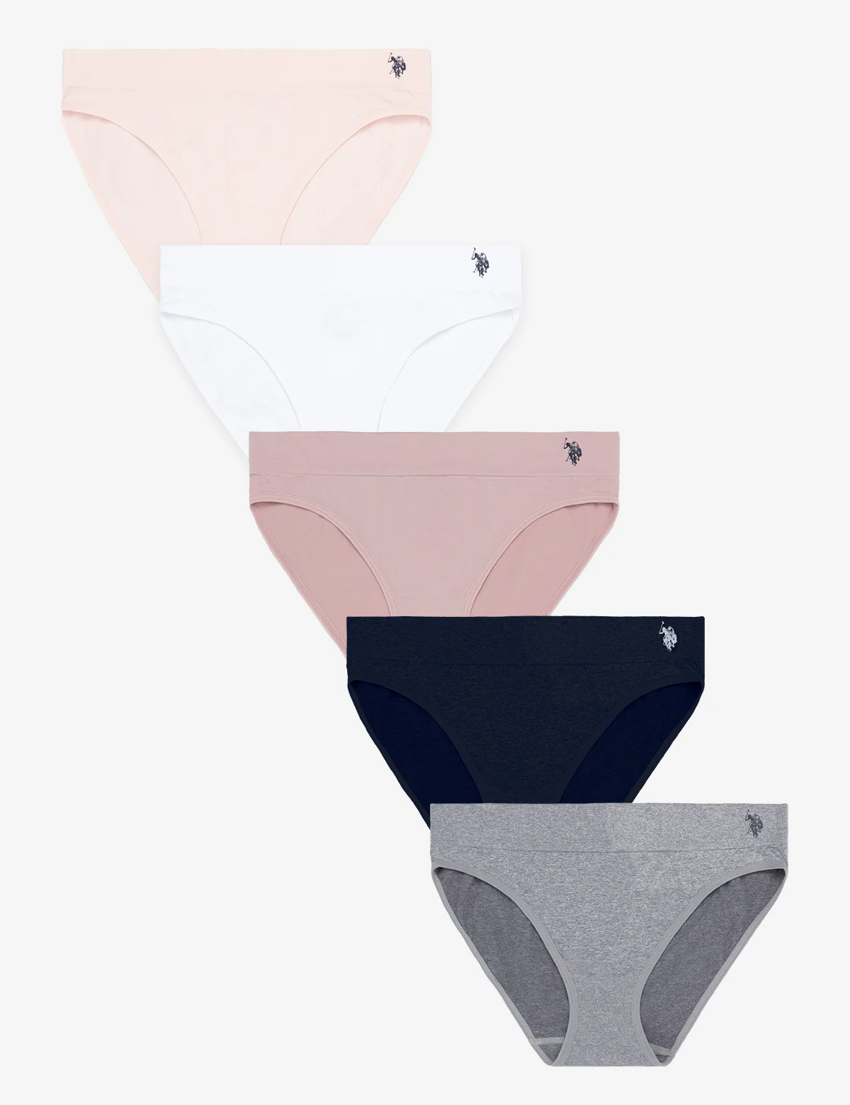 5PK MICROFIBER HI-CUT BIKINIS - Image 2