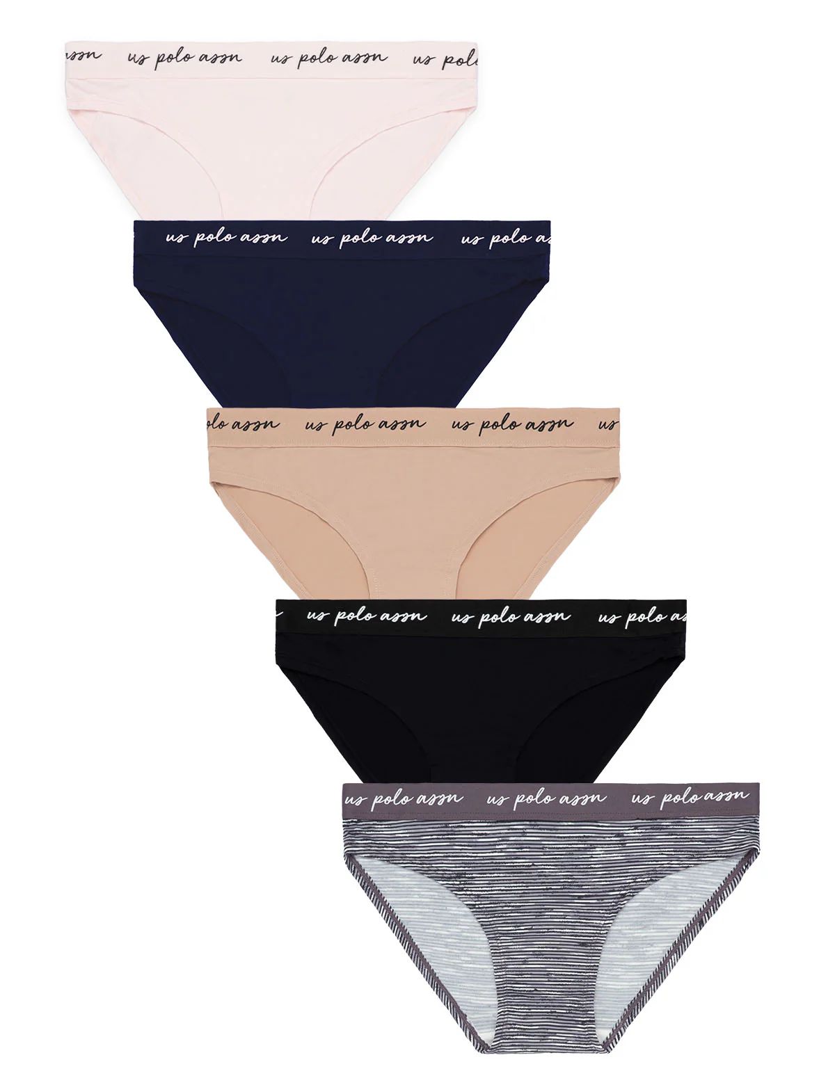 5PK MICROFIBER HI-CUT BIKINIS - Image 2