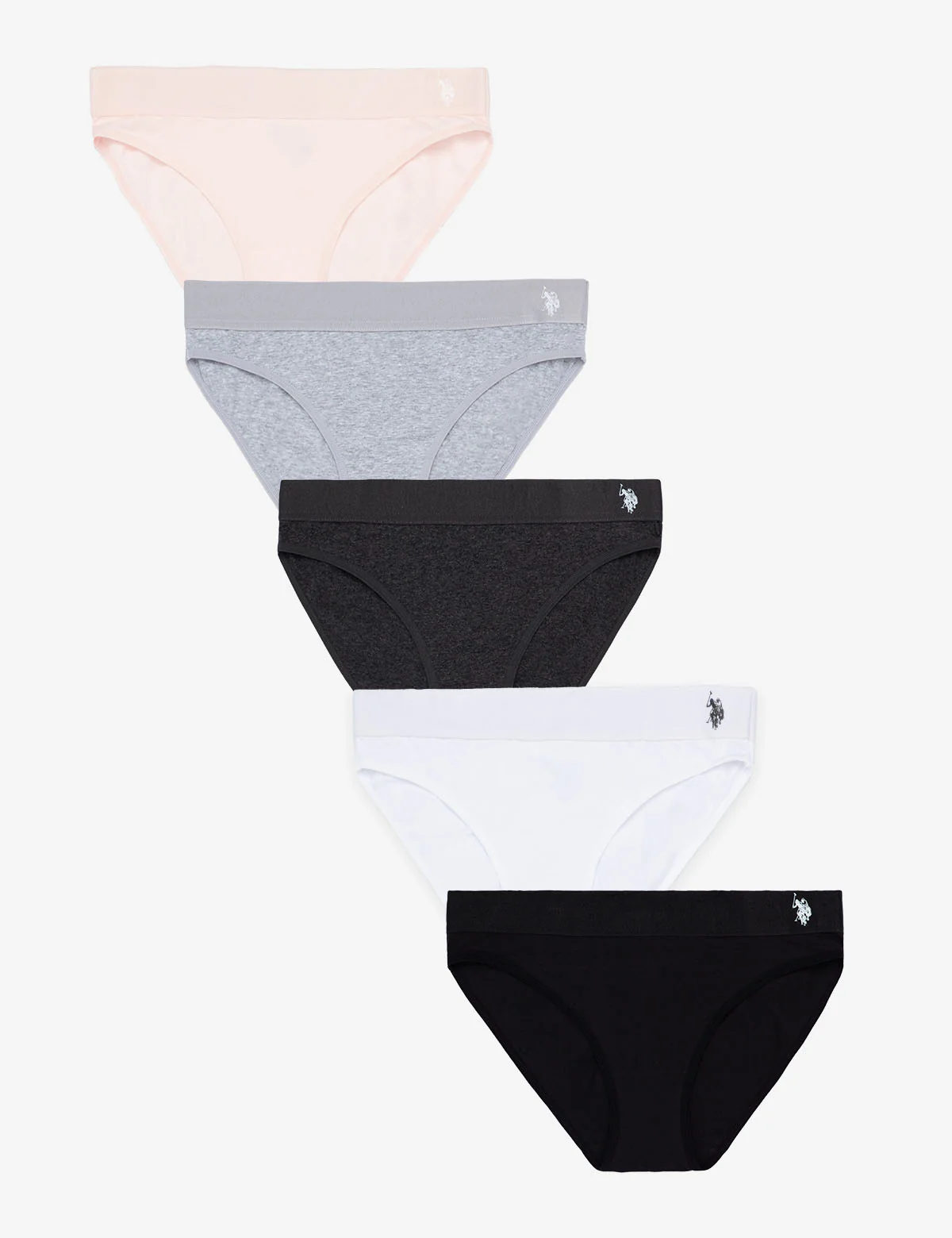 5PK COTTON HI-CUT BIKINIS - Image 2