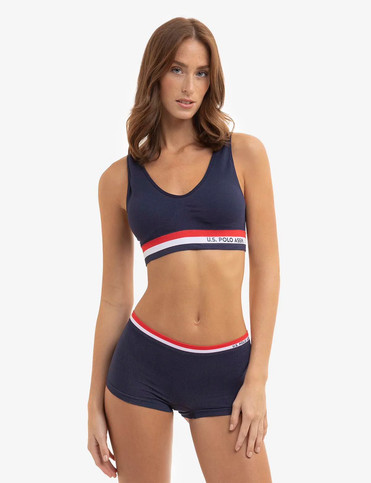 5 PACK SIGNATURE STRIPE SEAMLESS BOY SHORTS