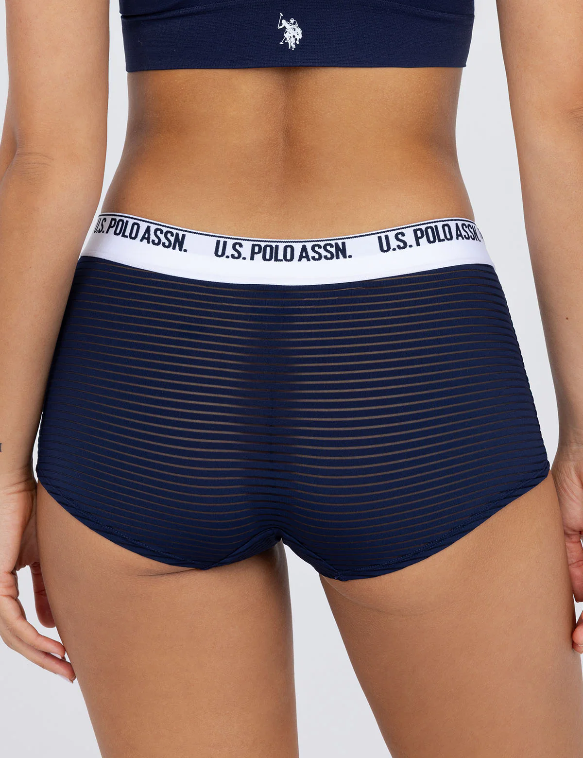 5PK STRIPE MICROFIBER BOYSHORTS - Image 2