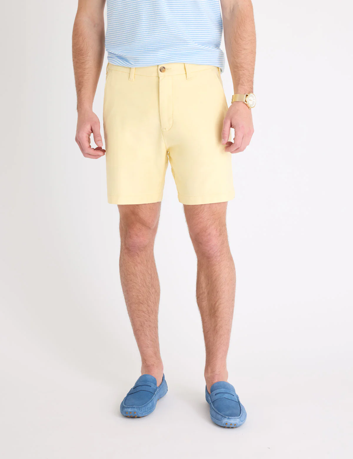 7" COMFORT WAIST FAUX KNIT SHORTS