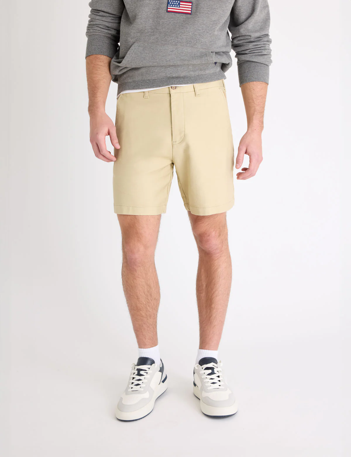 7" COMFORT WAIST FAUX KNIT SHORTS - Image 11