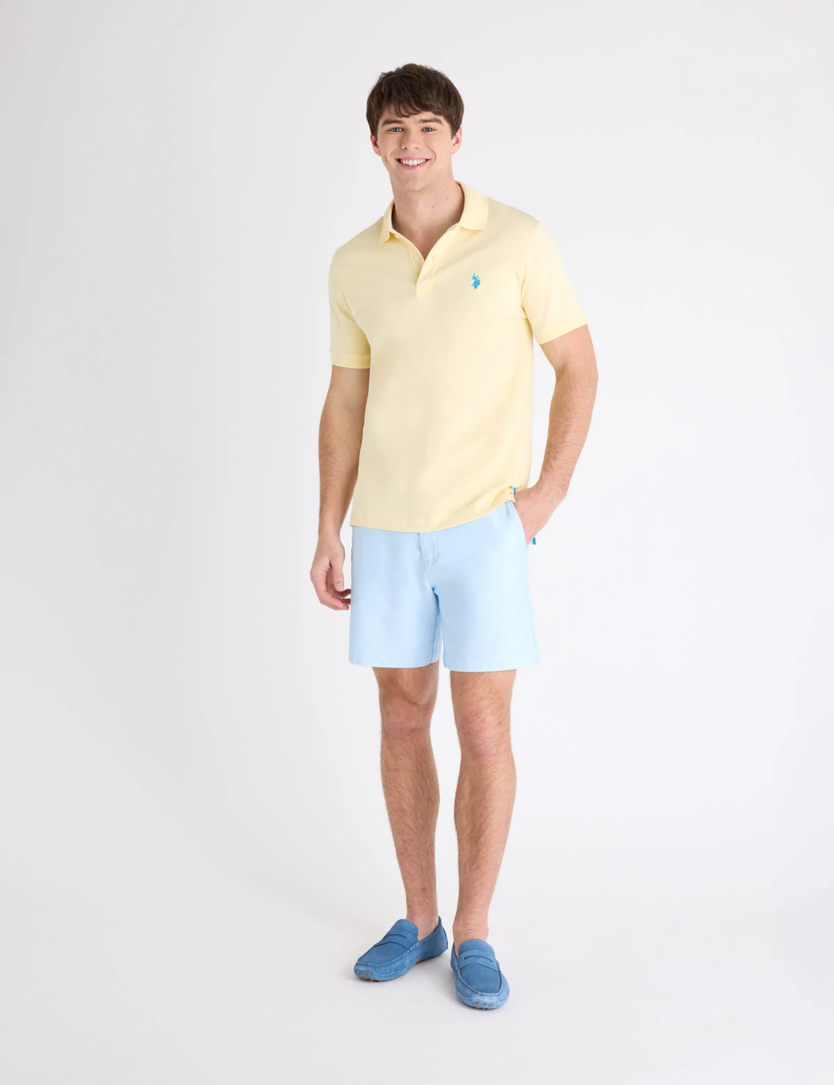 7" COMFORT WAIST FAUX KNIT SHORTS - Image 6