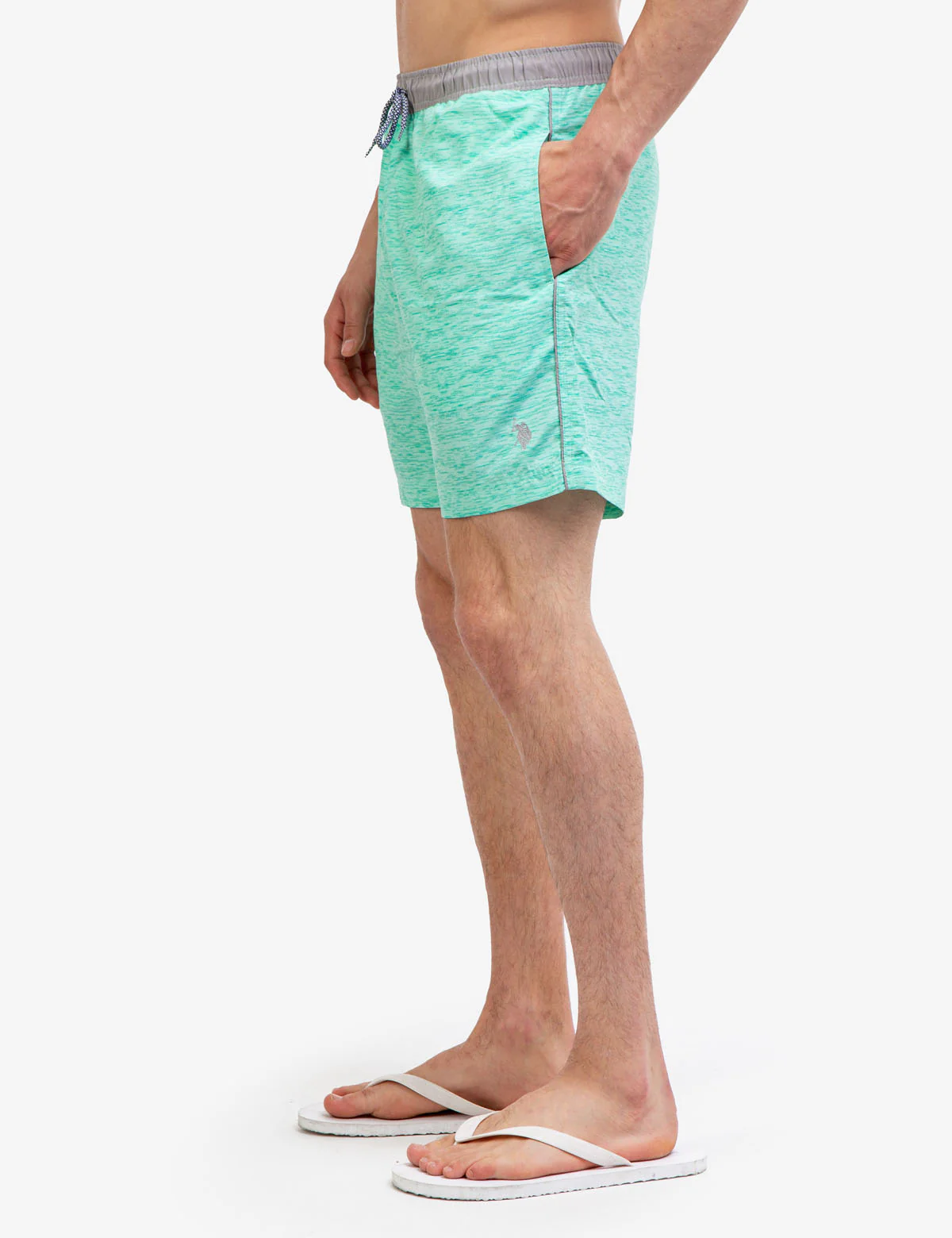 7" HEATHER CONTRAST SWIM TUNKS - Image 3