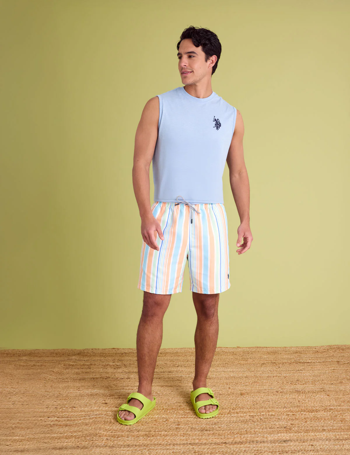 7" MULTISTRIPE SWIM SHORTS - Image 2