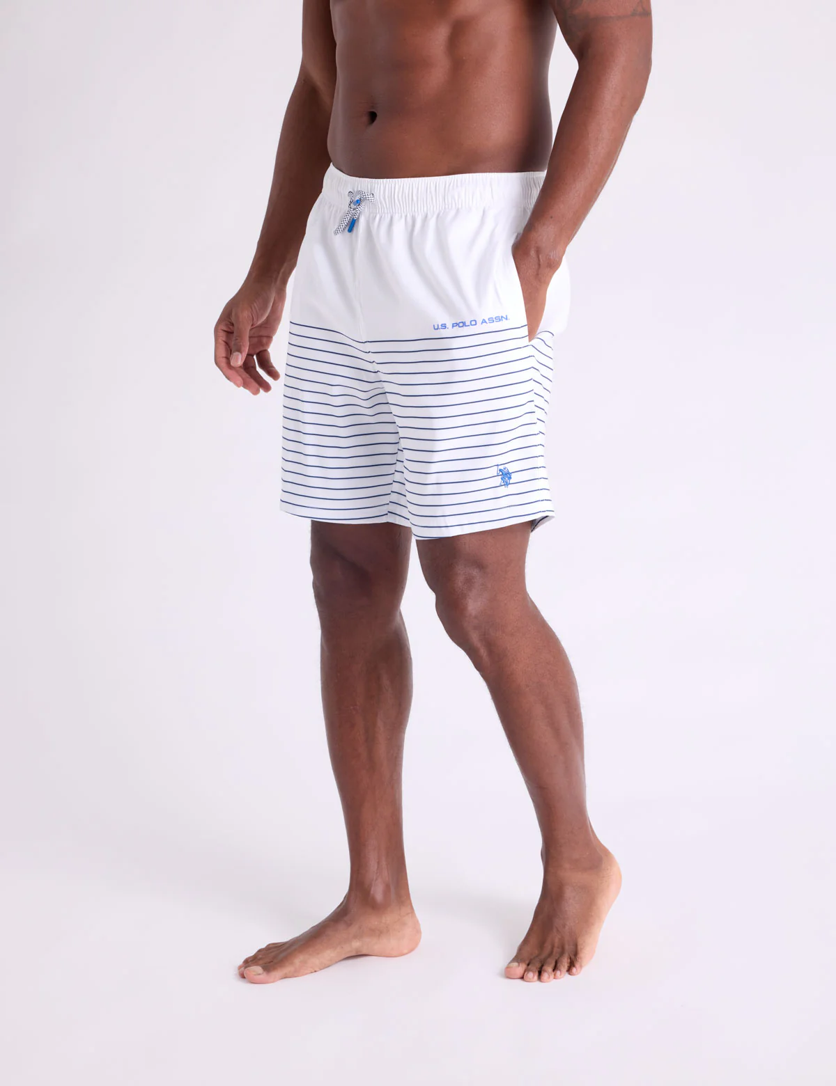 7" PIN STRIPE SWIM SHORTS - Image 6