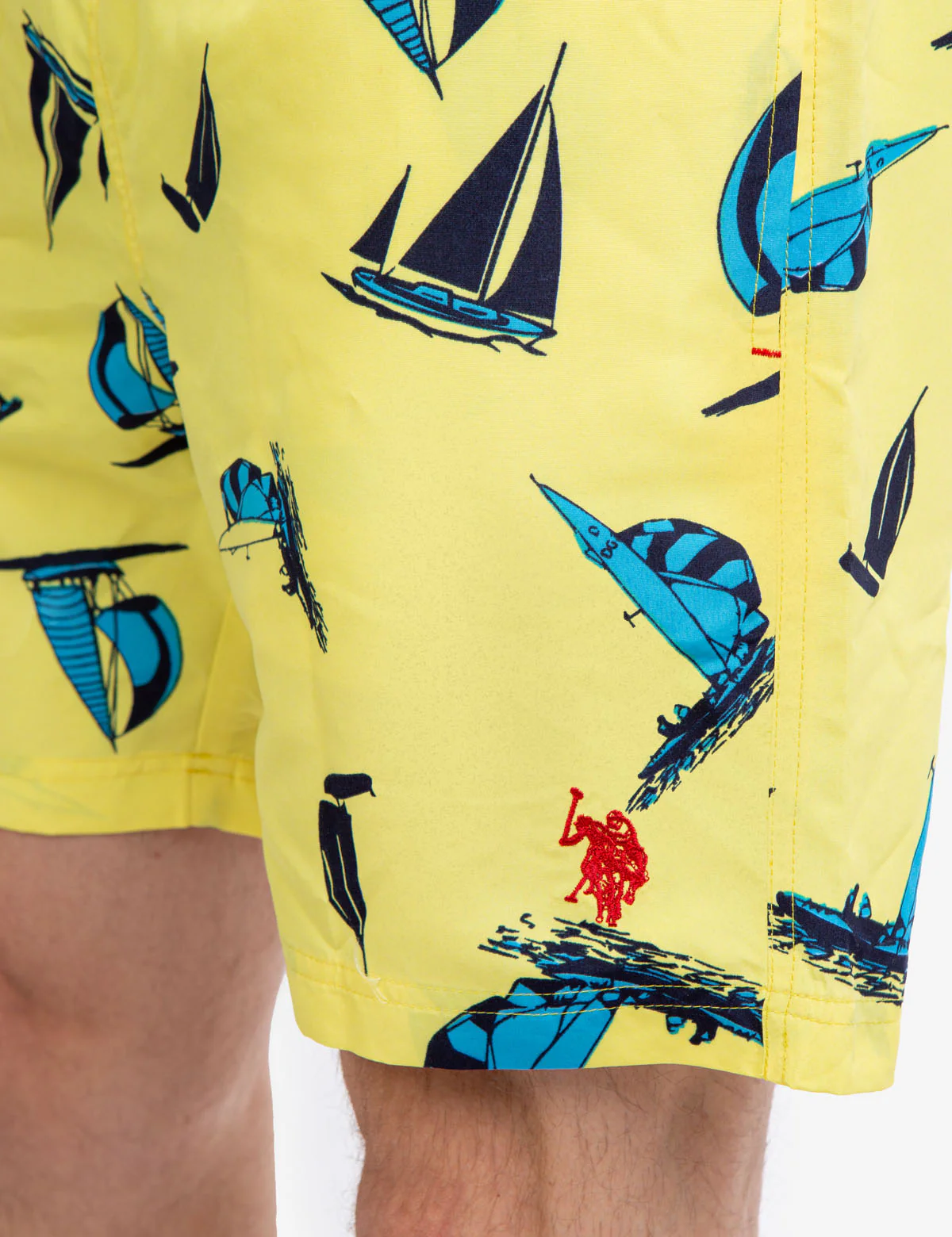 7" SAILBOAT PRINT SWIM TRUNKS - Image 9