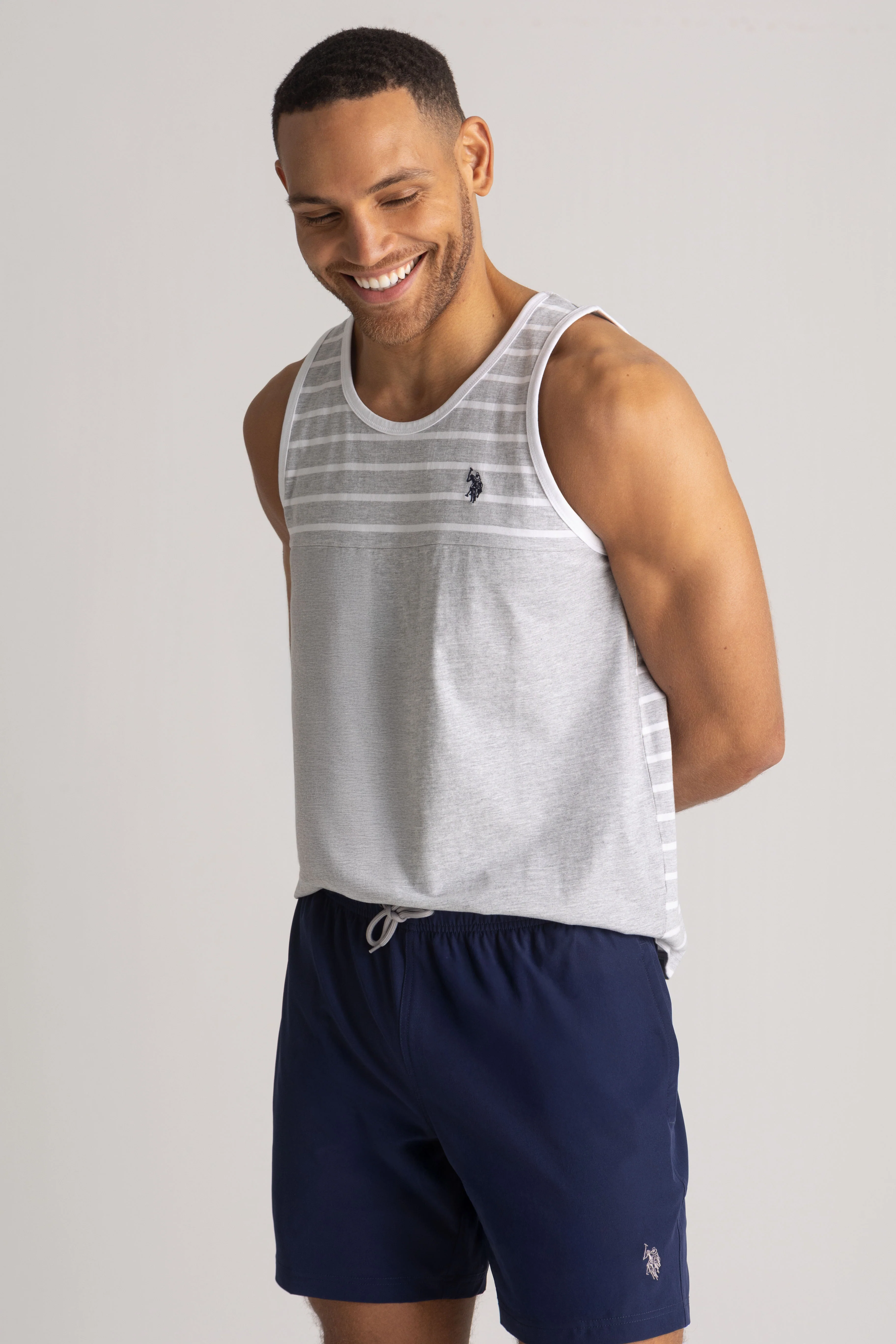 7" STRETCH COMPRESSION SWIM SHORTS - Image 2