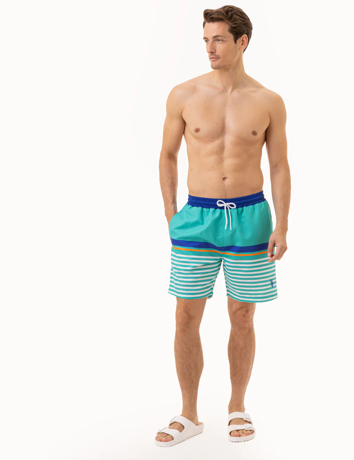 7 STRIPE SWIM TRUNKS - Image 6