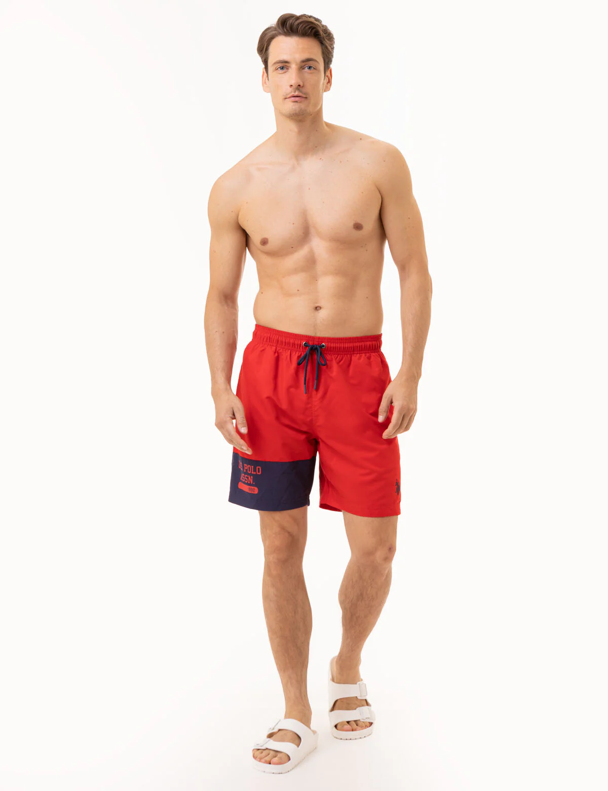 7 USPA COLORBLOCK SWIM TRUNKS - Image 2