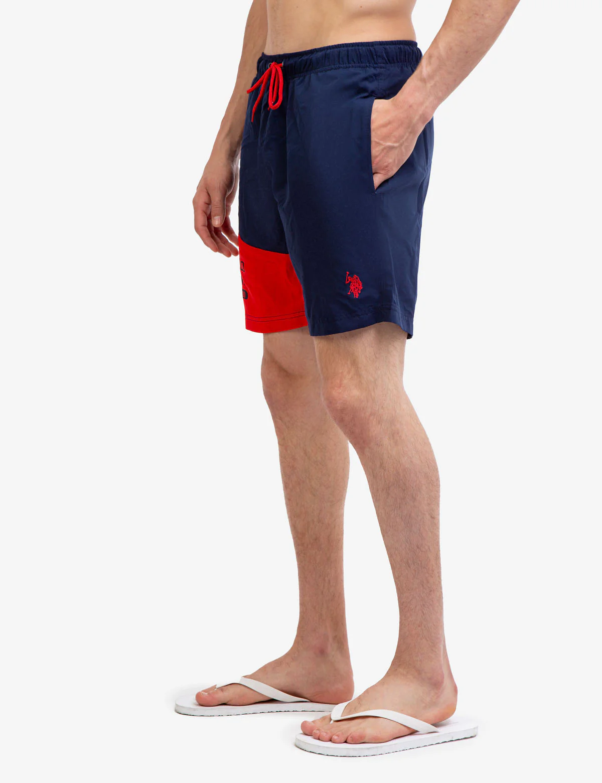 7" USPA COLORBLOCK SWIM TRUNKS - Image 4