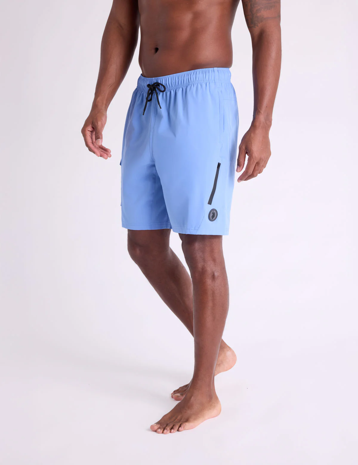 8.5" ZIP CARGO SWIM SHORTS