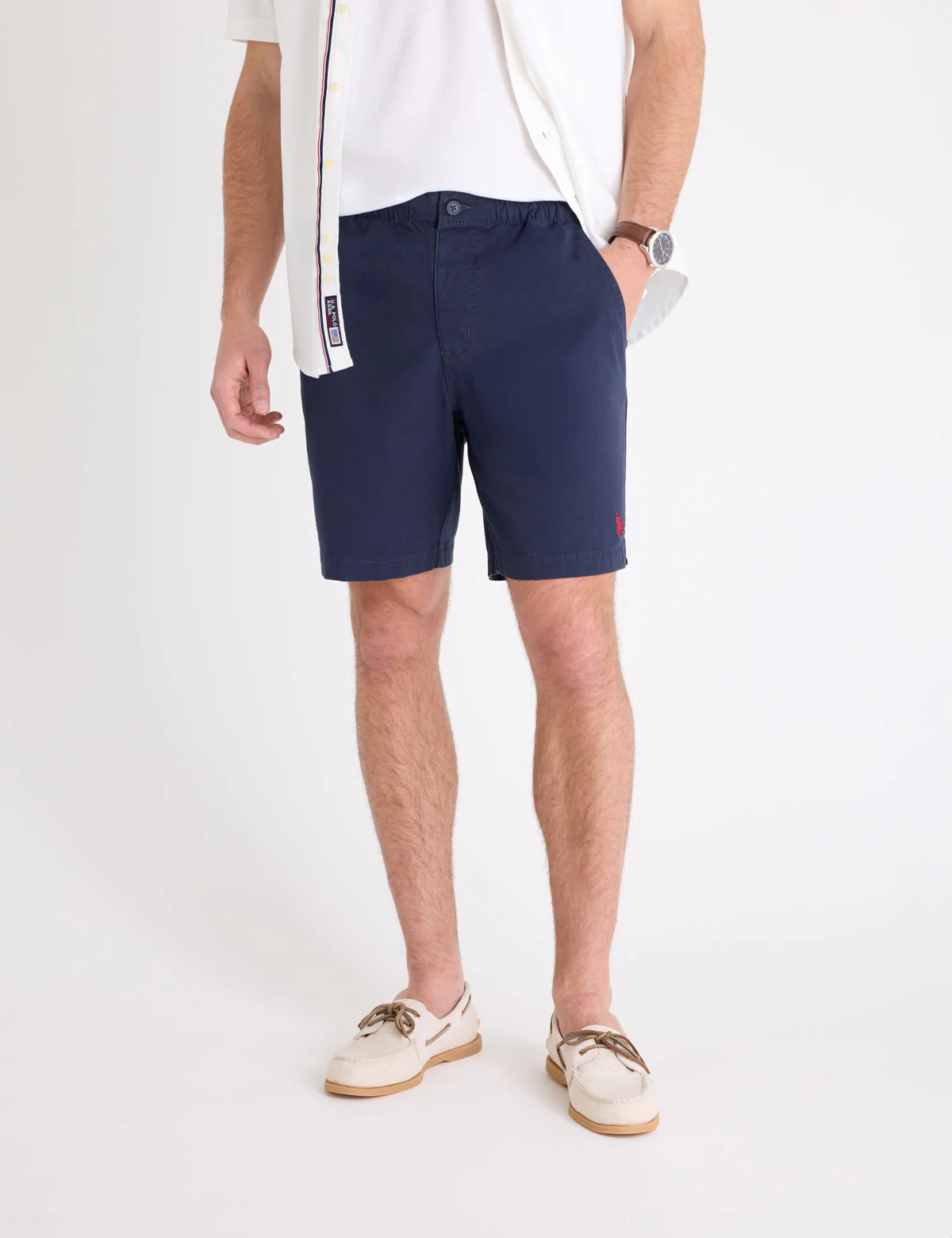 8" TWILL JOGGER SHORTS