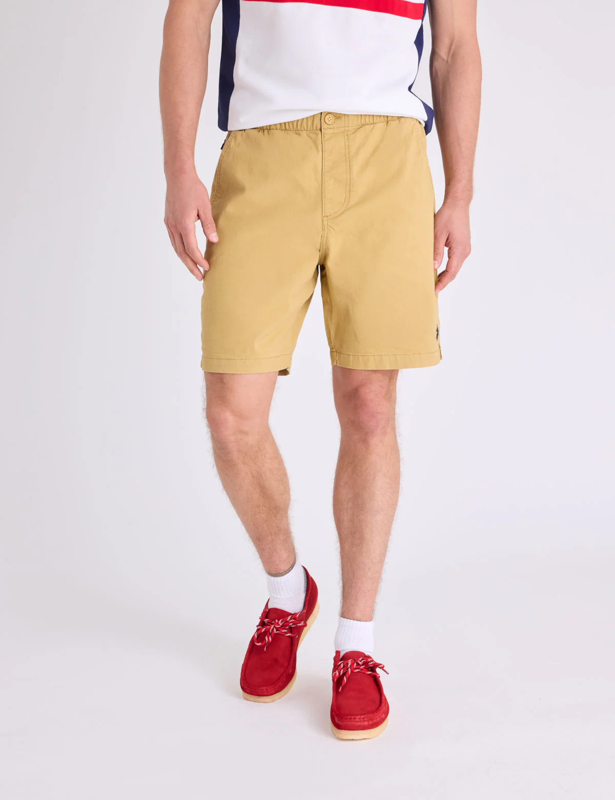 8" TWILL JOGGER SHORTS
